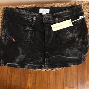 Diesel jean skirt size 12